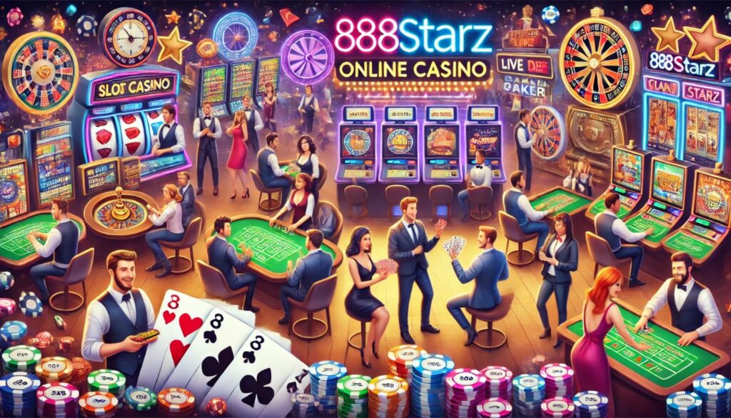 Juegos en el casino en línea 888starz